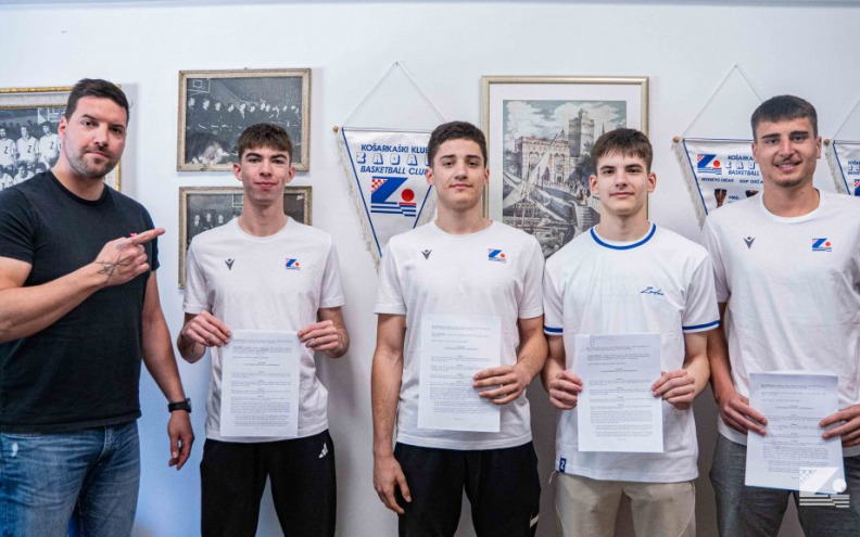 KK Zadar potpisao višegodišnje ugovore s četvoricom perspektivnih igrača