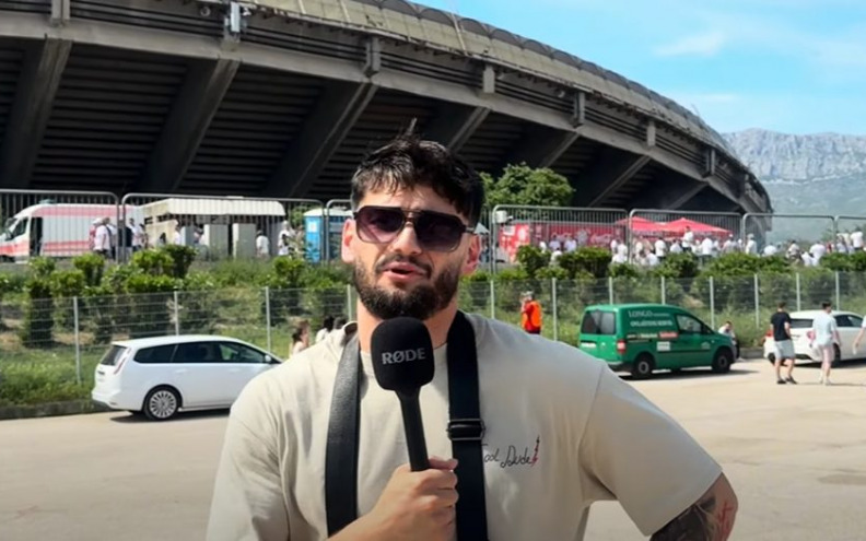 Hrvatski influencer tvrdi da je napadnut na Poljudu: 