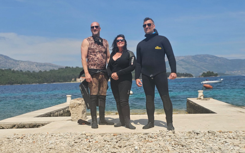 Bettany Hughes sa zadarskim arheolozima istraživala potopljeno naselje staro 7 tisuća godina