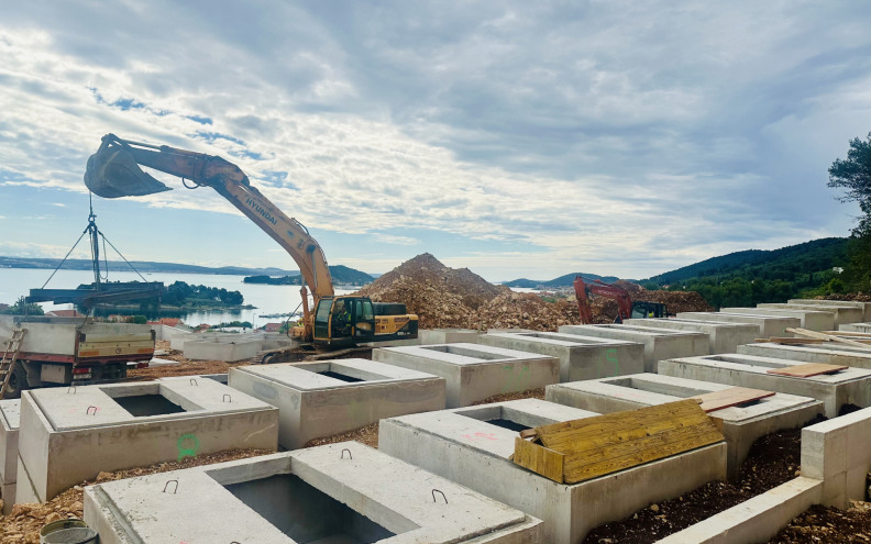 Ukopi na novom groblju u Preku početkom 2026.