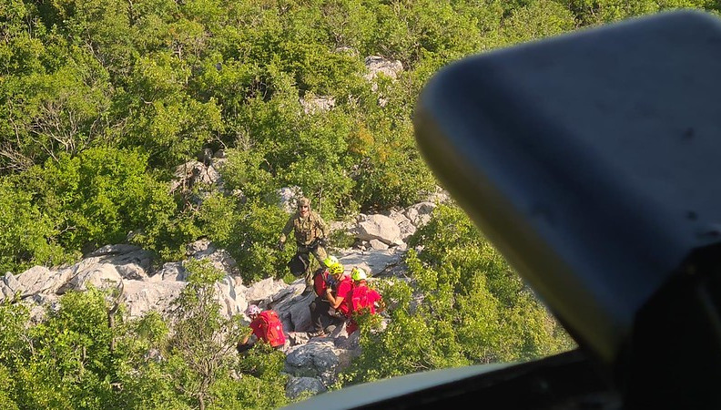HGSS i HRZ spasili promrzlu osobu na Biokovu