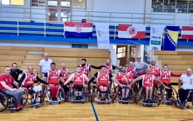 Ivica Žagar i Ivan Hromin u sastavu reprezentacije Hrvatske u košarci u kolicima