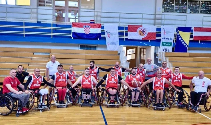 Ivica Žagar i Ivan Hromin u sastavu reprezentacije Hrvatske u košarci u kolicima