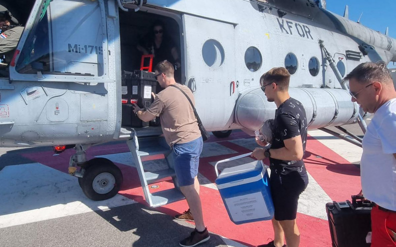 Helikopterom HRZ-a transportirano srce iz Splita u Zagreb