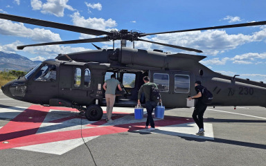 Spašen još jedan život uz potporu helikopterske posade Black Hawka