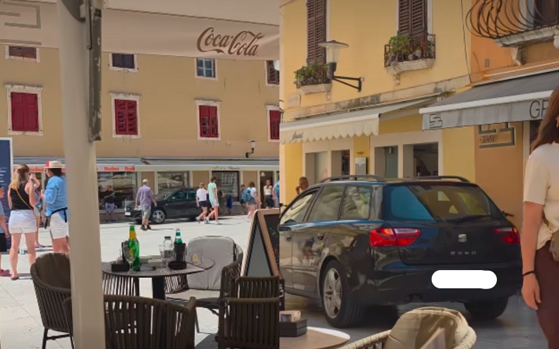 Poljak se bez problema autom provozao po Kalelargi i Narodnog trgu