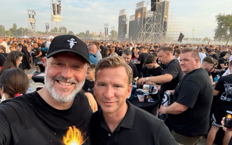 Na Thompsonovom koncertu uživali Bilaver, Erlić i Ćurković