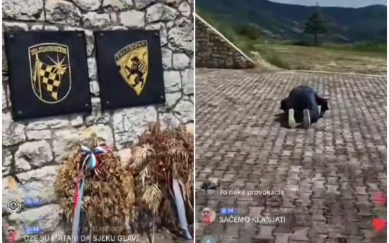 Oskvrnut spomen kompleks HVO-u u središnjoj Bosni