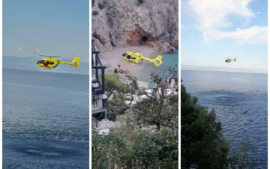 Njemački turist ozlijeđen pri skoku u more u Brseču