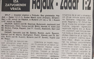 Zadar slavio na Poljudu, ali nitko nije mislio na rezultat – Knin je bio slobodan