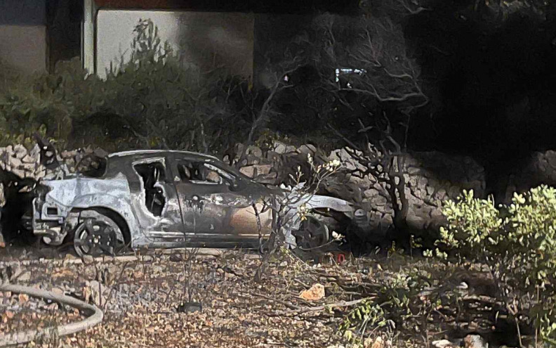 Talijan koji je kod Šimuna sletio s ceste i izazvao požar vozio pijan