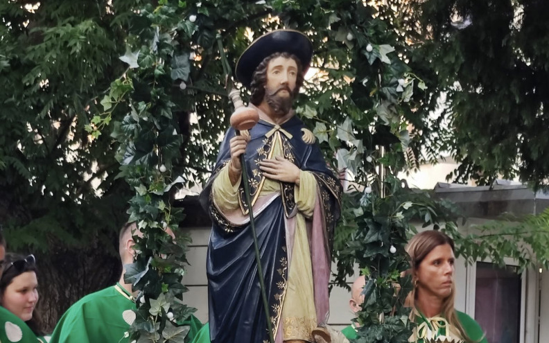 Biograd proslavio blagdan sv. Roka uz misu, procesiju i blagoslov kipa