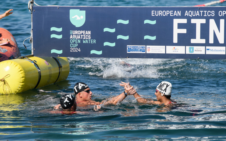 Ražanac na karti plivanja, uz bok velikim gradovima