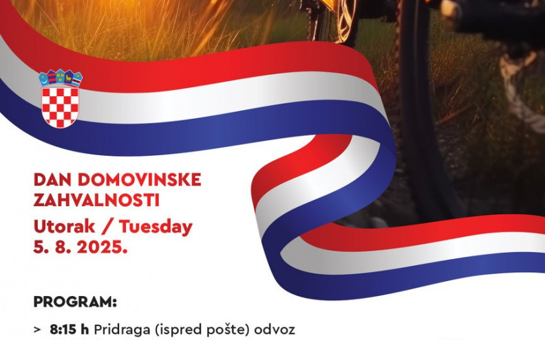 U utorak Biciklijada Novigrad – Posedarje