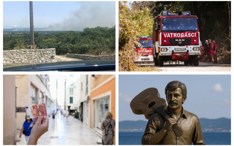 PET VIJESTI TJEDNA Tjedan obilježio veliki požar između Škabrnje i Galovca