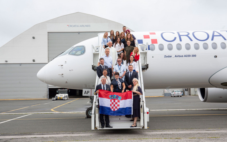 Novi zrakoplov Croatia Airlinesa dobio ime Zadar