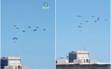 Francuska počela iz zraka dostavljati humanitarnu pomoć u Gazu