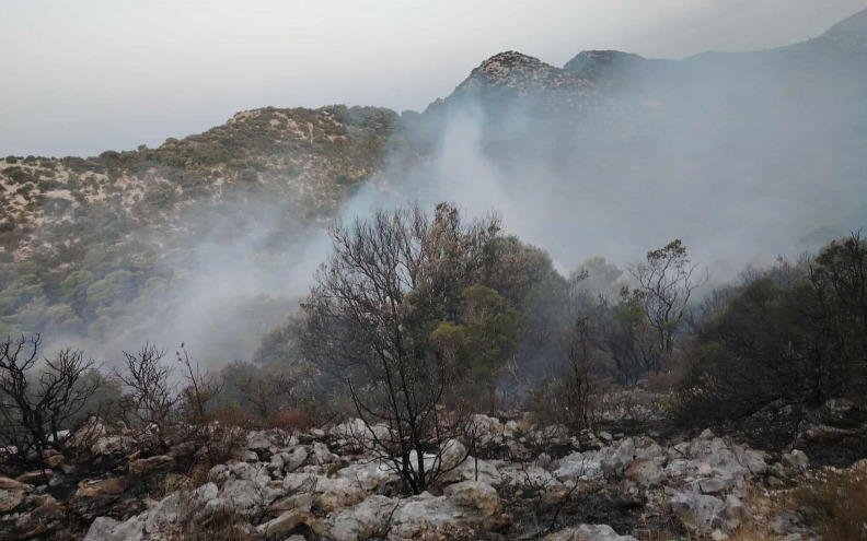 Gotov očevid požara otvorenog prostora u Bobovišćima