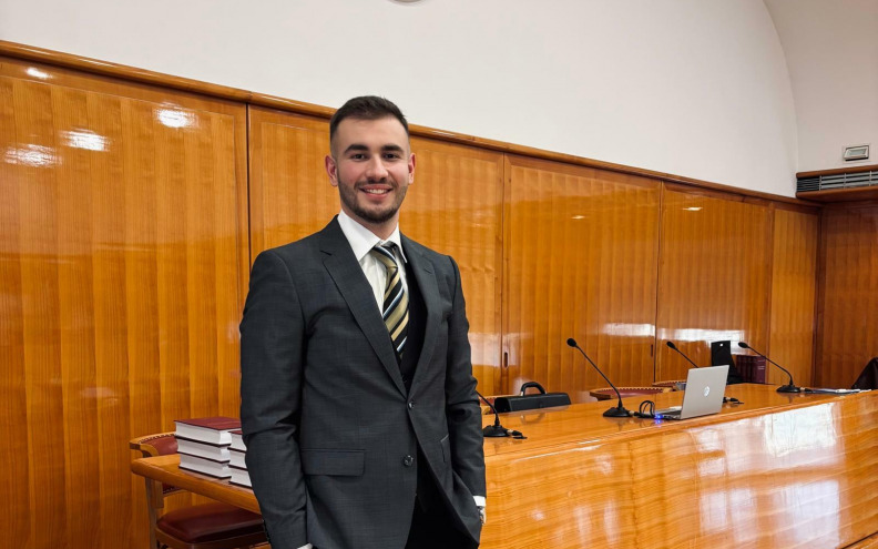 PONOS GRADA Zadranin Lovre Opačak među najboljima na Pravnom fakultetu u Zagrebu