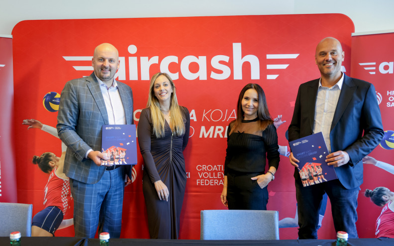 Hrvatski odbojkaški savez i Aircash u Petrčanima potpisali novi Ugovor o sponzorstvu