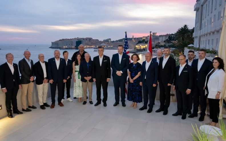 Plenković se u Dubrovniku sastao s američkim izaslanstvom: “Pojasnili smo strateški značaj JANAF-a”