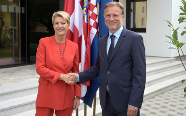 Gordan Jandroković primio predsjednicu Švicarske Konfederacije Karin Keller-Sutter