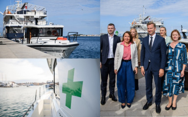 Ministrica Hrstić županu Bilaveru predala drugu brodicu-ljekarnu