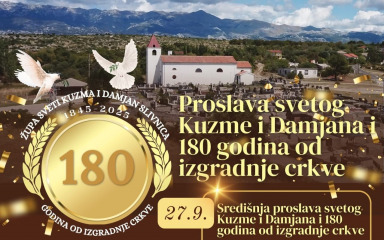 Slivnica obilježava 180 godina župne crkve sv. Kuzme i Damjana