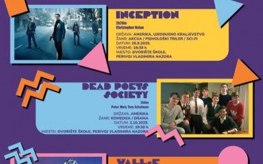 Večeras kreće peto izdanje jedinstvene filmske manifestacije za mlade !