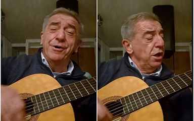 OVO JOŠ NISTE VIDJELI: Darko Milinović zasvirao gitaru i zapjevao, poslušajte kako zvuči