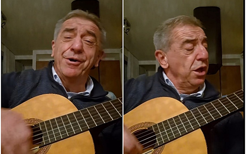 OVO JOŠ NISTE VIDJELI: Darko Milinović zasvirao gitaru i zapjevao, poslušajte kako zvuči