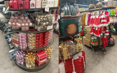 Božić već u rujnu: pogledajte prizore iz jednog trgovačkog lanca