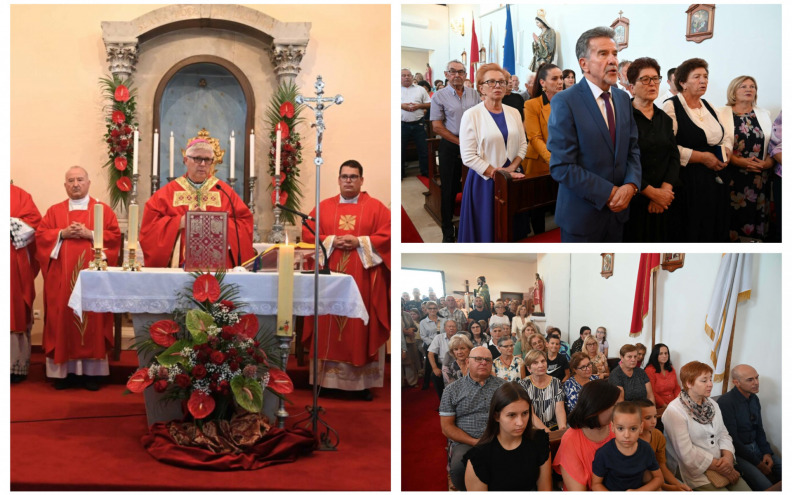 Nadbiskup Zgrablić predvodio proslavu 180 godina od posvete župne crkve sv. Kuzme i Damjana u Slivnici