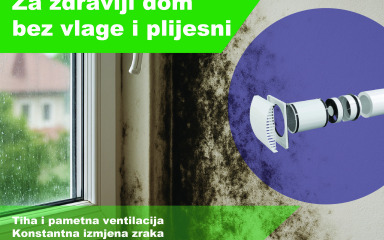 Zamjena stolarije pruža energetsku učinkovitost, ali i utječe na problem vlage i plijesni u domu