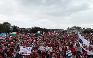 Stotine tisuća Nizozemaca prosvjedovale protiv rata u Gazi