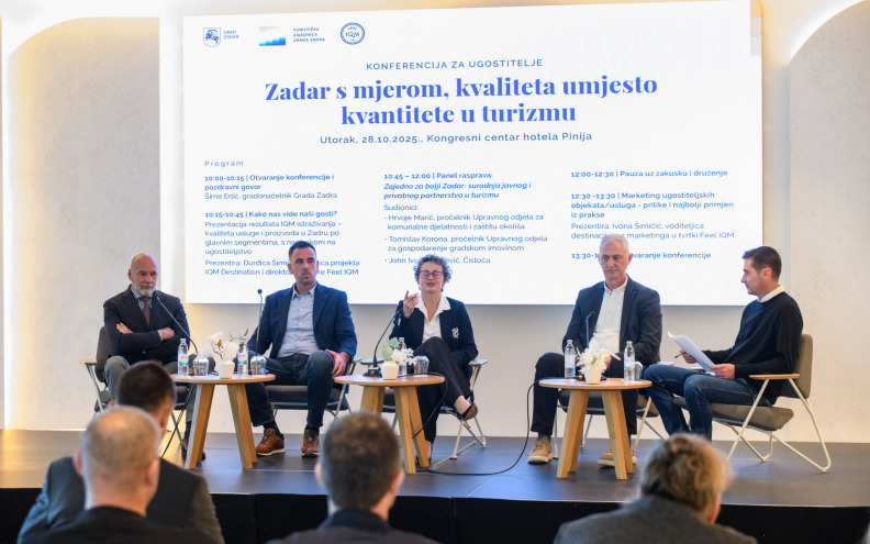 ZADAR S MJEROM Erlić: Ne želimo da nas turizam pojede