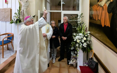 Nadbiskup Zgrablić pohodio zadarsku bolnicu: Blagoslovio sliku sv. Ivana od Boga i nove postaje Križnog puta