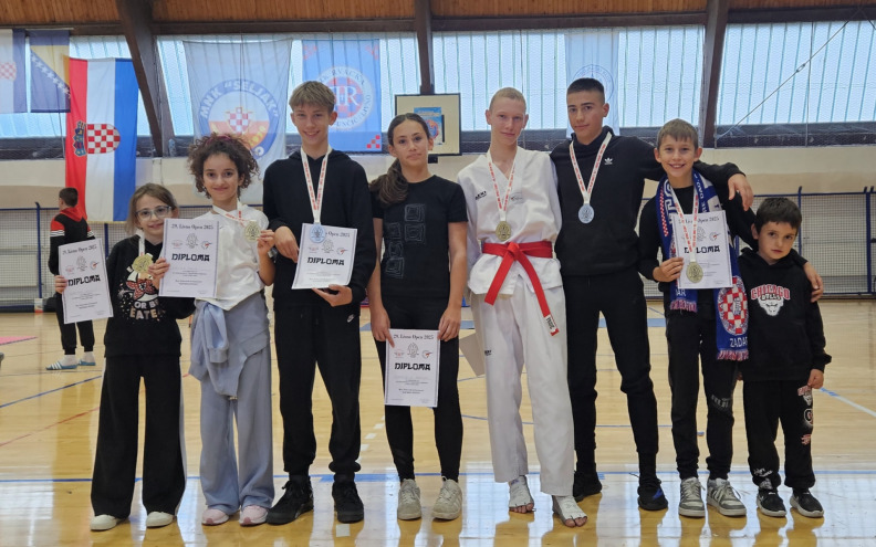 Dobar rezultat u Livnu: Četiri zlata i dva srebra za Taekwondo klub Zadar