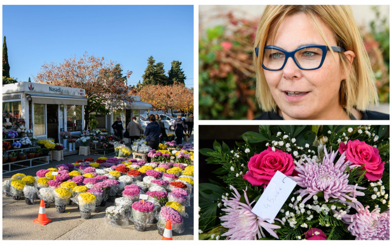 Ispred Gradskog groblja »more« cvijeća za blagdan Svih svetih, pogledajte kako se kreću cijene