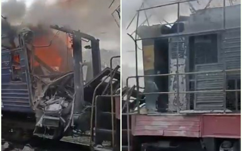 Rusi dronom pogodili putnički vlak u Ukrajini, veliki broj ozlijeđenih