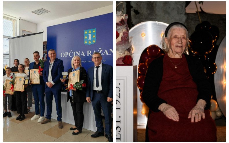PET VIJESTI DANA Svečano u Ražancu, baka Zorka iz Ruplja proslavila stoljeće života