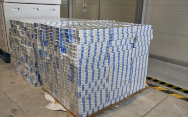 Jedna od najvećih zapljena krijumčarenih cigareta ikad na Bregani