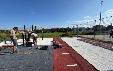 SPORTSKA DVORANA NA OTVORENOM Uređeno vanjsko sportsko vježbalište u Petrčanima