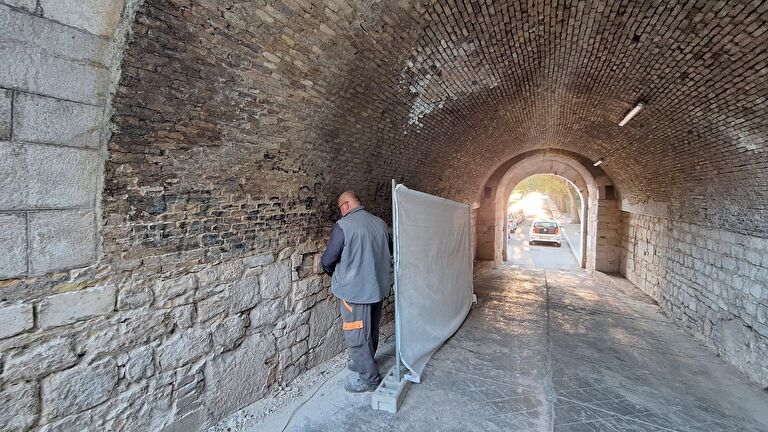 Započelo uređenje prolaza glavnog ulaza u utvrdu Forte
