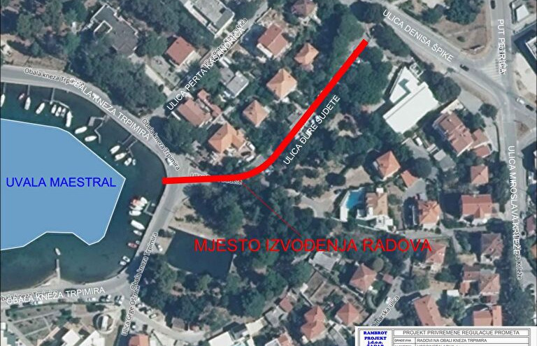 Zatvara se dio Obale kneza Trpimira: Od sutra nova privremena regulacija prometa