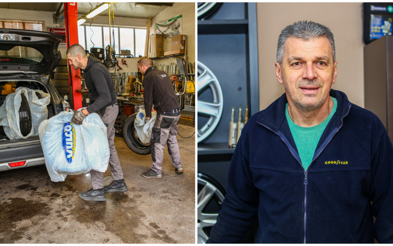 Sve veći interes Zadrana za zimske gume: 'Djeca gledaju snijeg na televiziji i pričaju kako bi na Cvitušu'