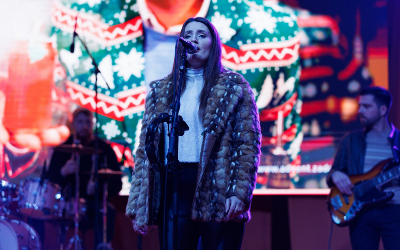 FOTO Zadarski sastav Lucija Marcelić & Pink Noise oduševio adventsku publiku