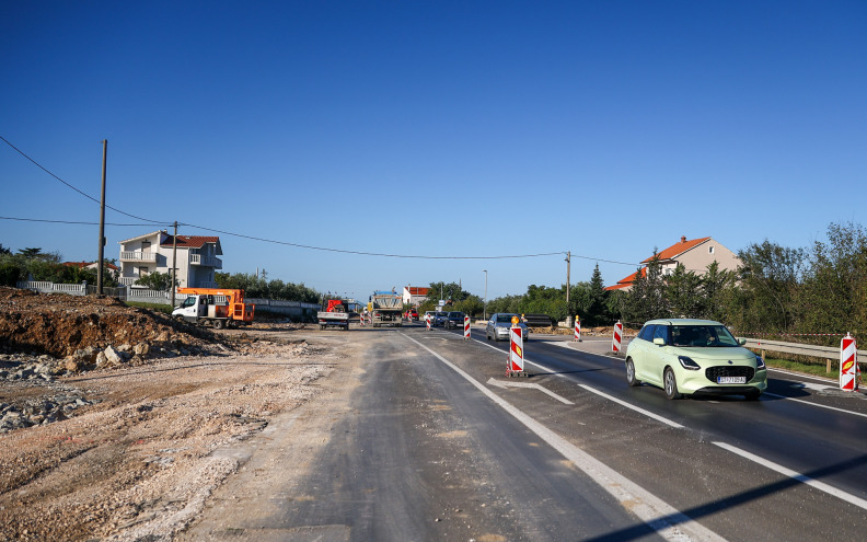 Napreduju radovi na jednoj od najopasnijih prometnih točaka u Zadarskoj županiji