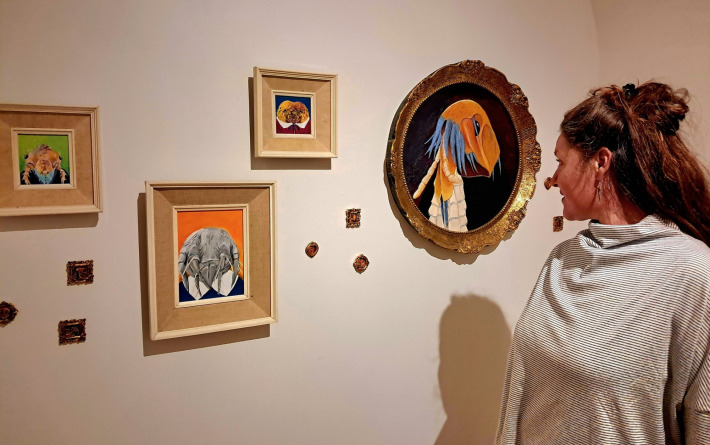 U ŠPUDU PONOSNI Radovi njihove nastavnice uvršteni u 8. Bijenale slikarstva