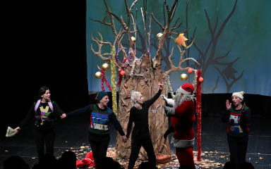 U Kazalištu lutaka Zadar predstave, radionice i čitanje božićnih priča, te Djed Božićnjak koji najmlađima dijeli poklone